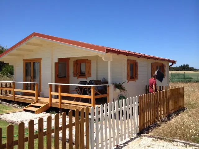 Lodge 2-bedroom timber home in Ireland