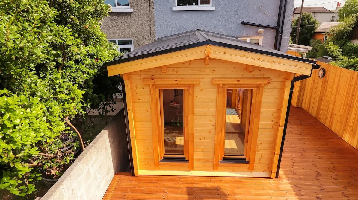 Bespoke wooden extension in Suffolk