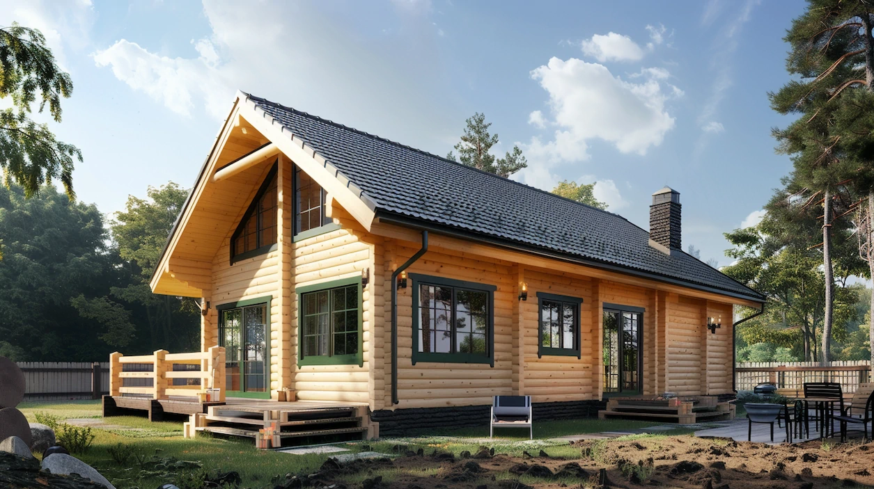 4-Bedroom Timber Villas: A Spacious Wooden Home for Larger Families