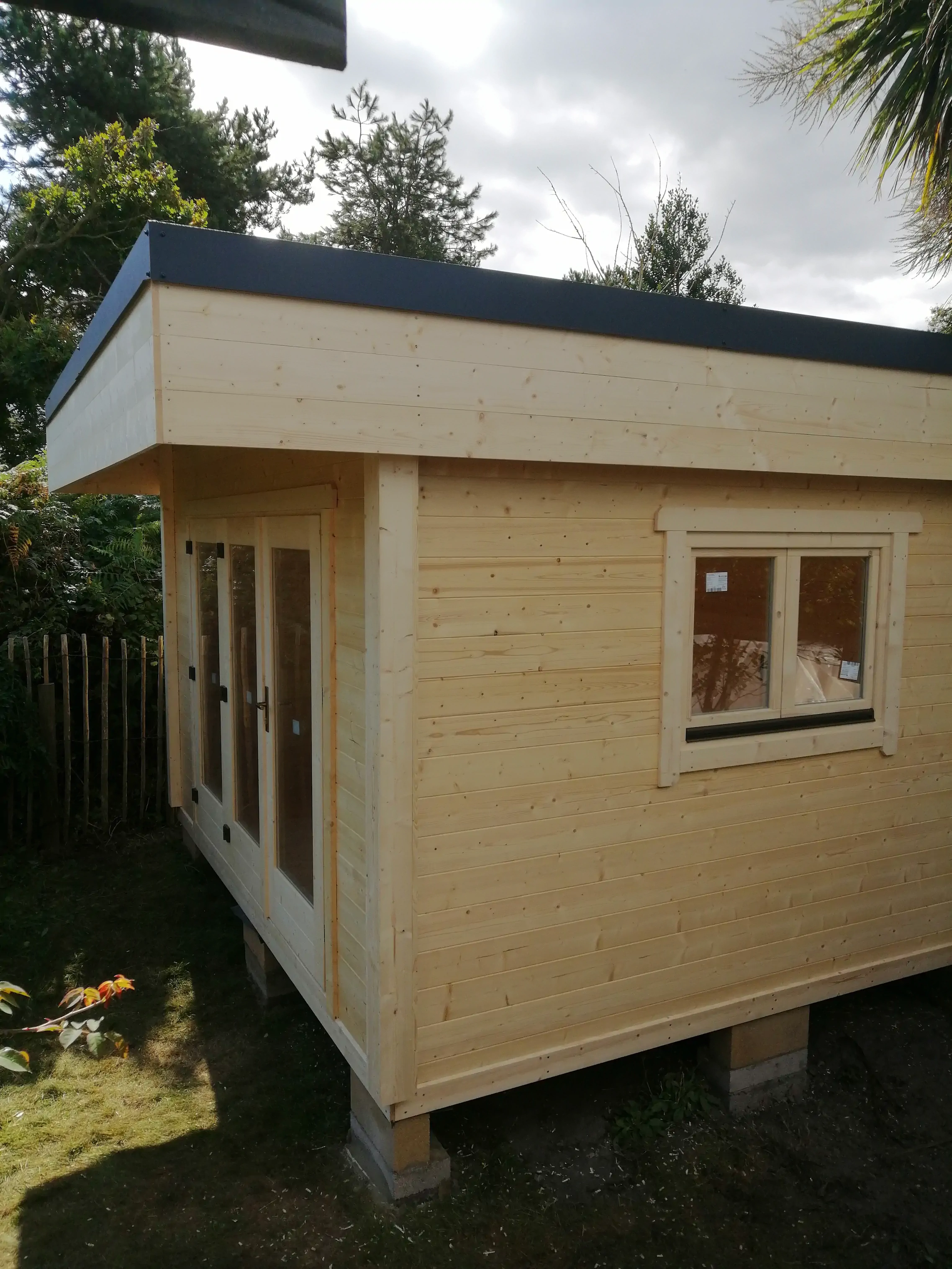 Real Project: Compact Garden Office on Concrete Pads (Budget-Friendly Foundation)