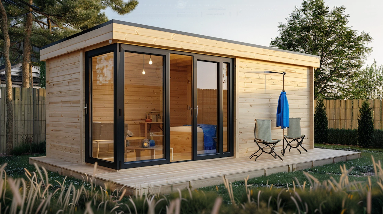 Studio Apartment Timber Cabins: A Compact Solution for Guests, Work or Rental Use