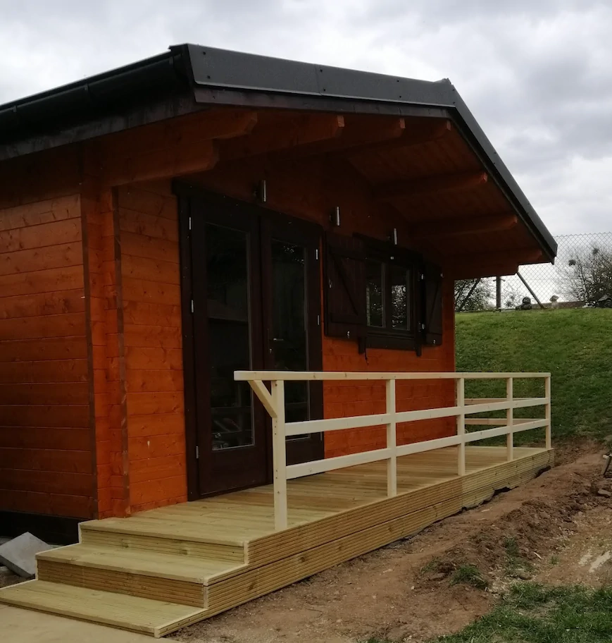 Real Project: The Classic Garden Studio with a Veranda (Work & Relax)