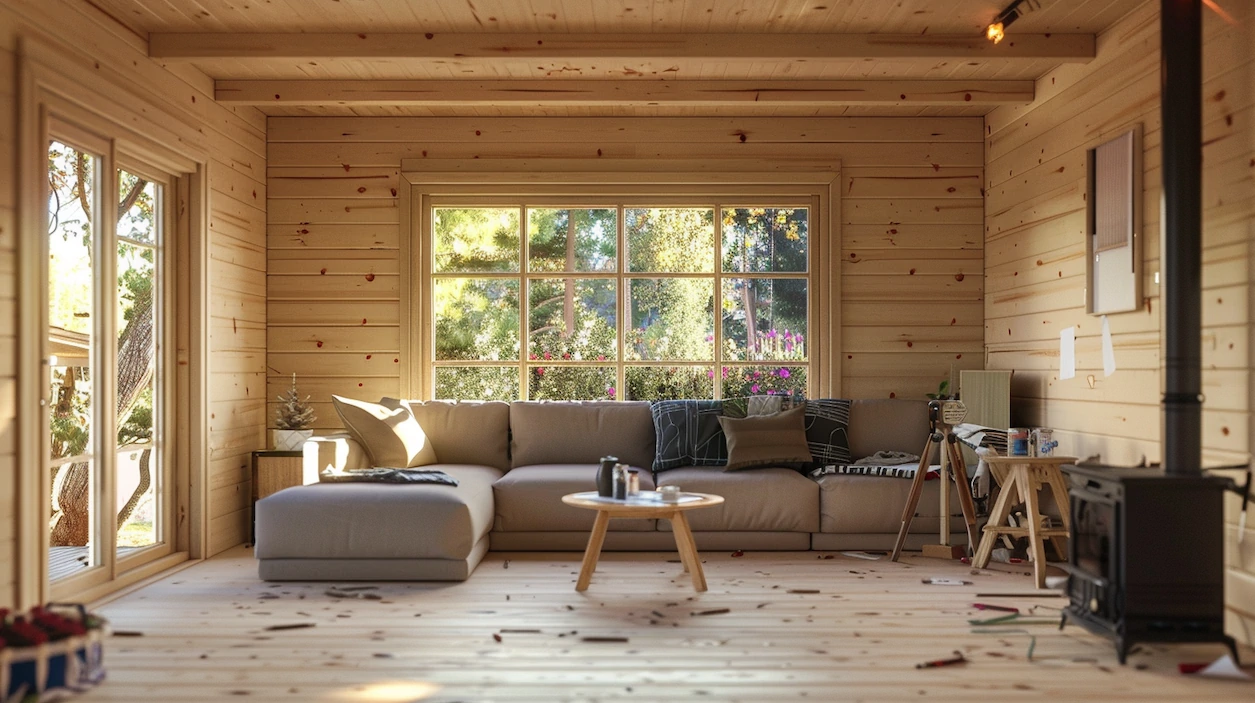 Timber Cabin Interiors: How to Create a Warm, Practical and Comfortable Living Space